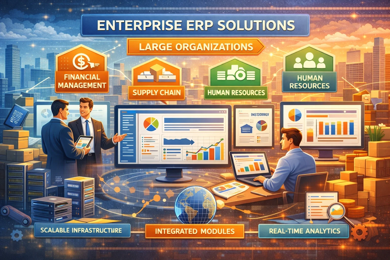 Enterprise ERP Solutions for Large Organizations